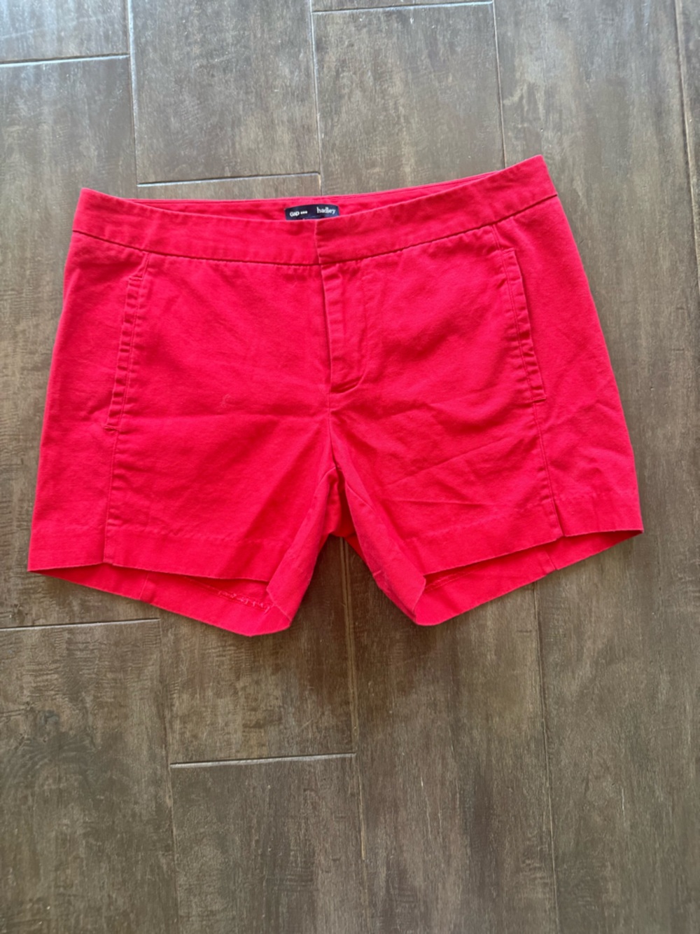 GAP Hadley Red Women's Casual 100% Cotton Shorts Size 6